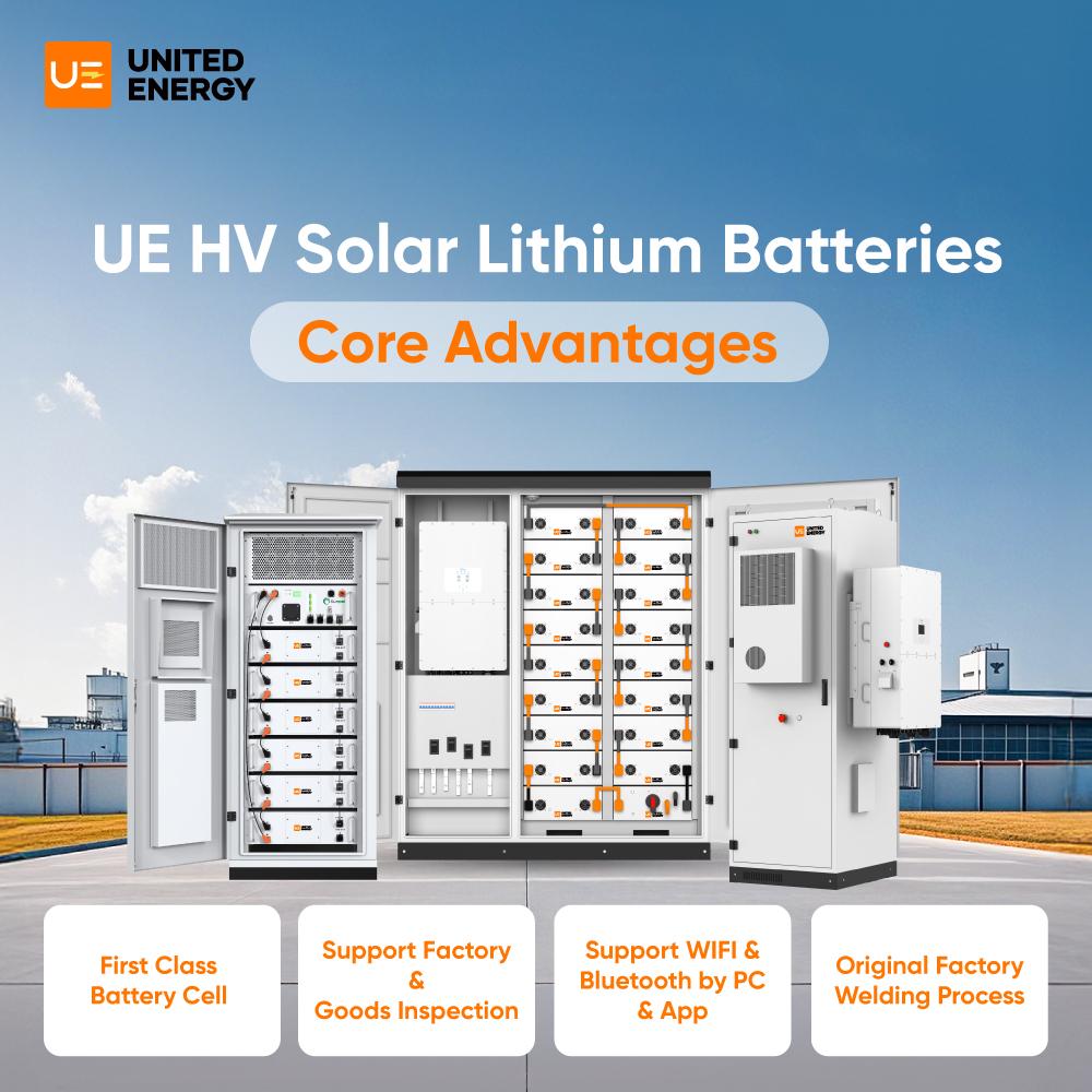 Core Advantages of UE High-Voltage Solar Lithium Batteries
